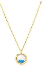 Laura Janelle/// BIRTHSTONE GOLD NECKLACE