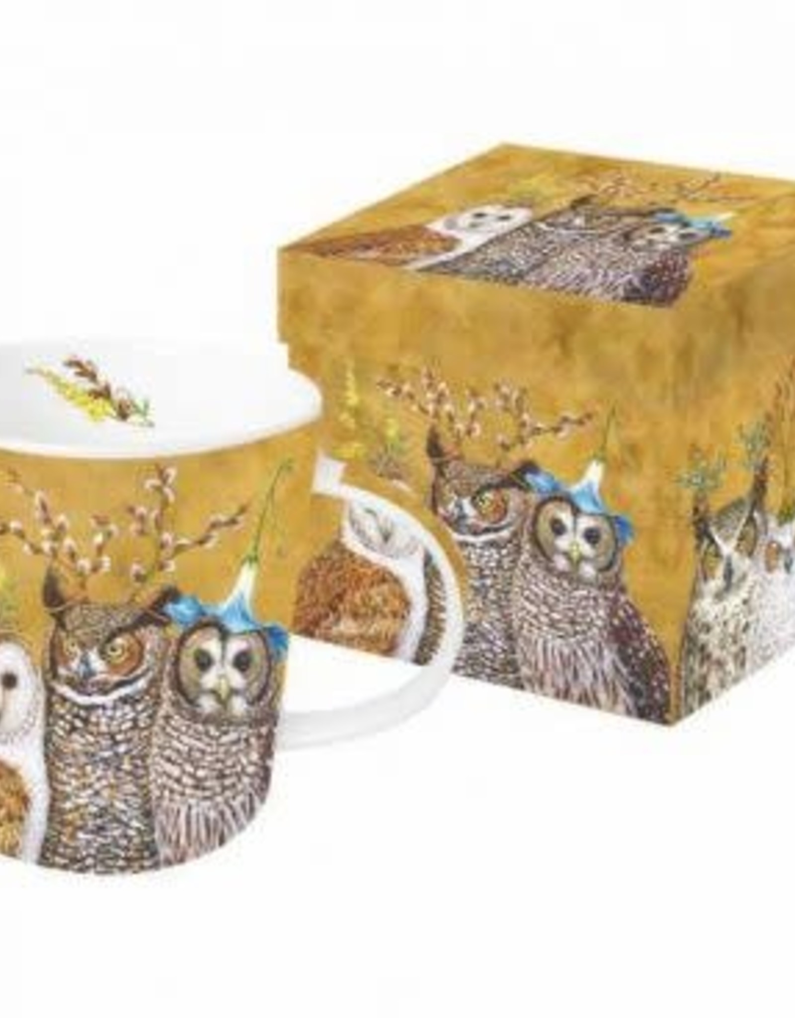 Paper Products Designs OWL FAMILY MUG IN A BOX