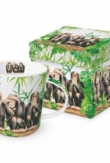 Paper Products Designs THREE APES MUG IN GIFT BOX