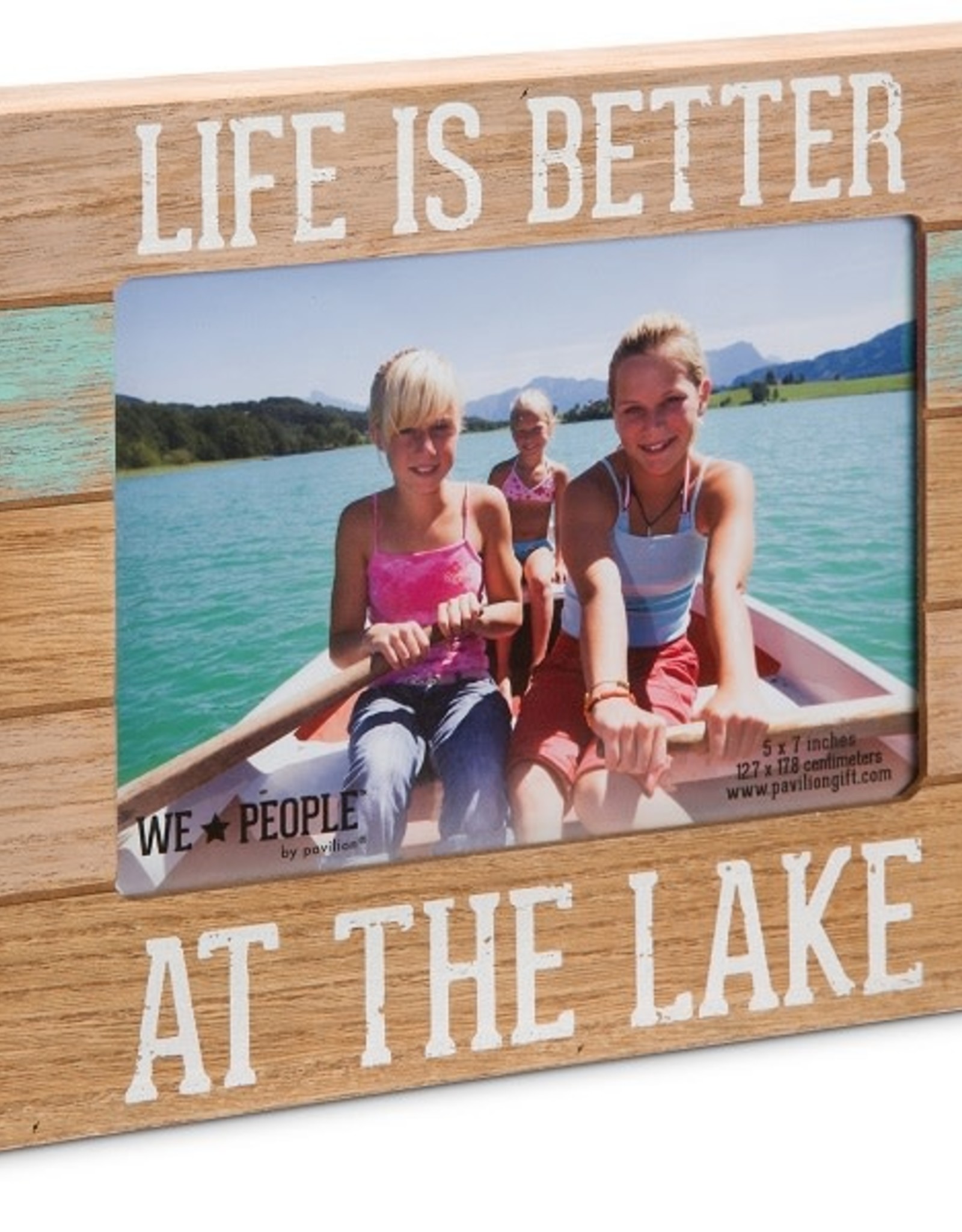 Pavilion Gift LIFE IS BETTER AT THE LAKE WOODEN FRAME