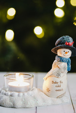 Pavilion Gift COLD OUTSIDE BIRCHHEARTS SNOWMAN