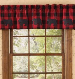 Park Designs BUFFALO CHECK BEAR VALANCE