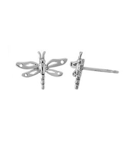 Boma DRAGONFLY STUD EARRING SILVER