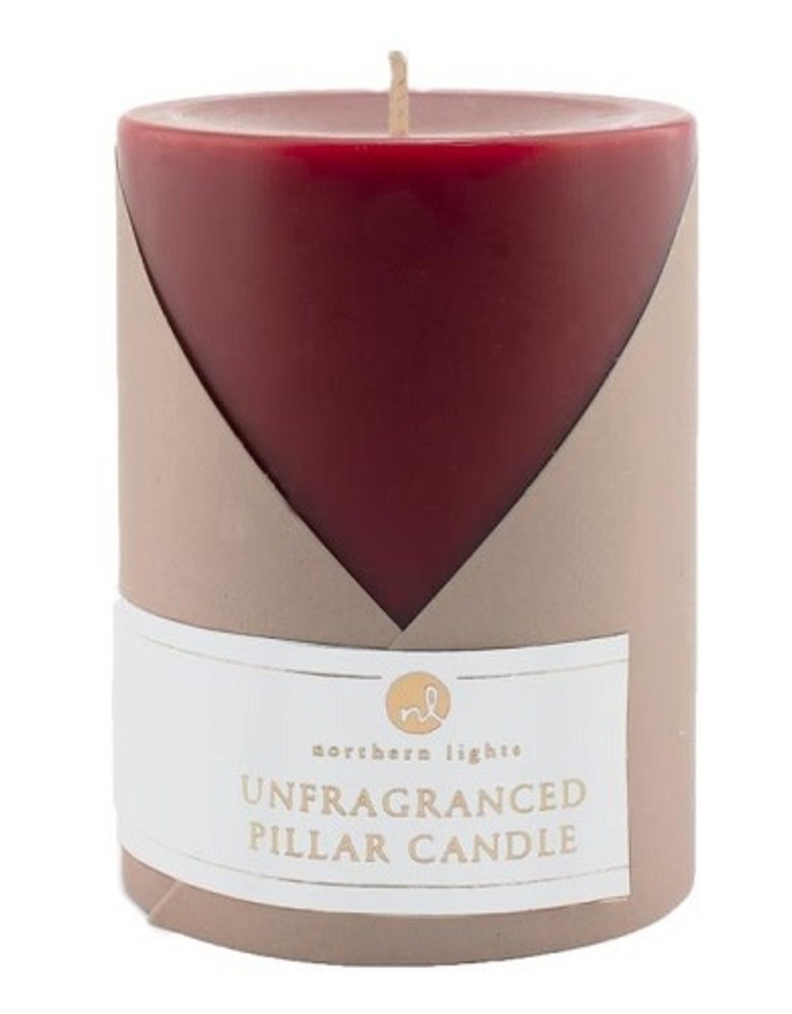 Northern Lights Candles 3x4 UNFRAGRANCED PILLAR CANDLE