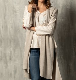 Demdaco TAUPE RECYCLED KNIT DUSTER