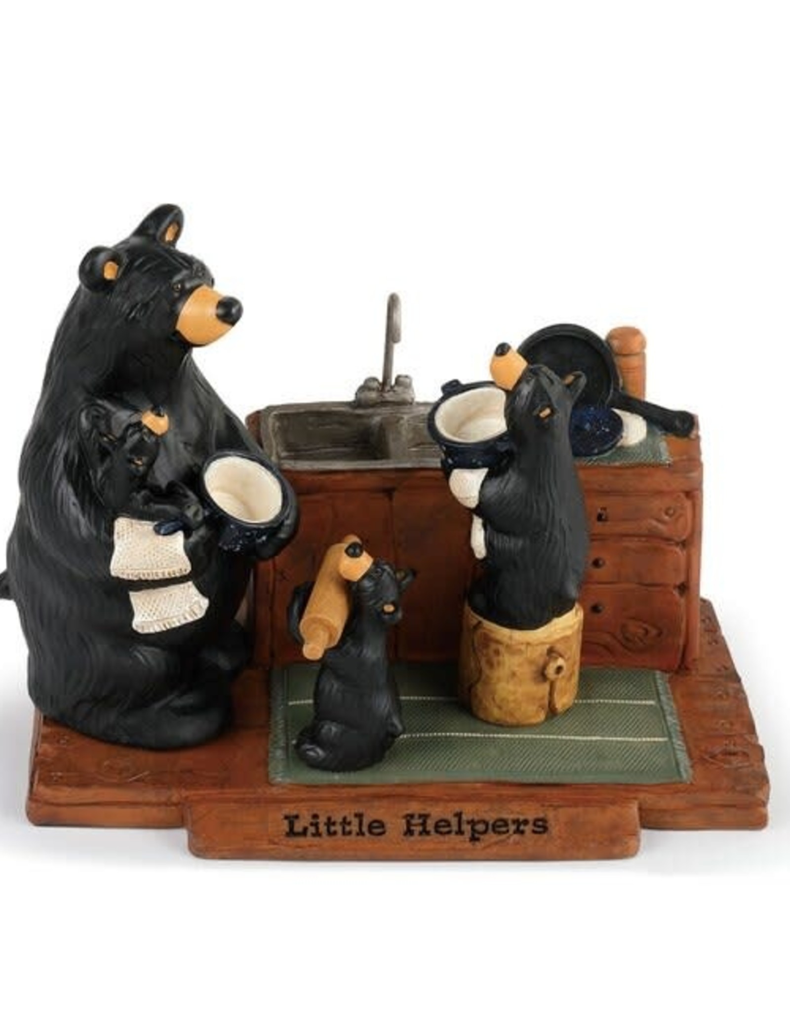 Demdaco LITTLE HELPERS BEAR FIGURINE