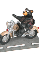 Demdaco HARLEY BIKER BEAR FIGURINE