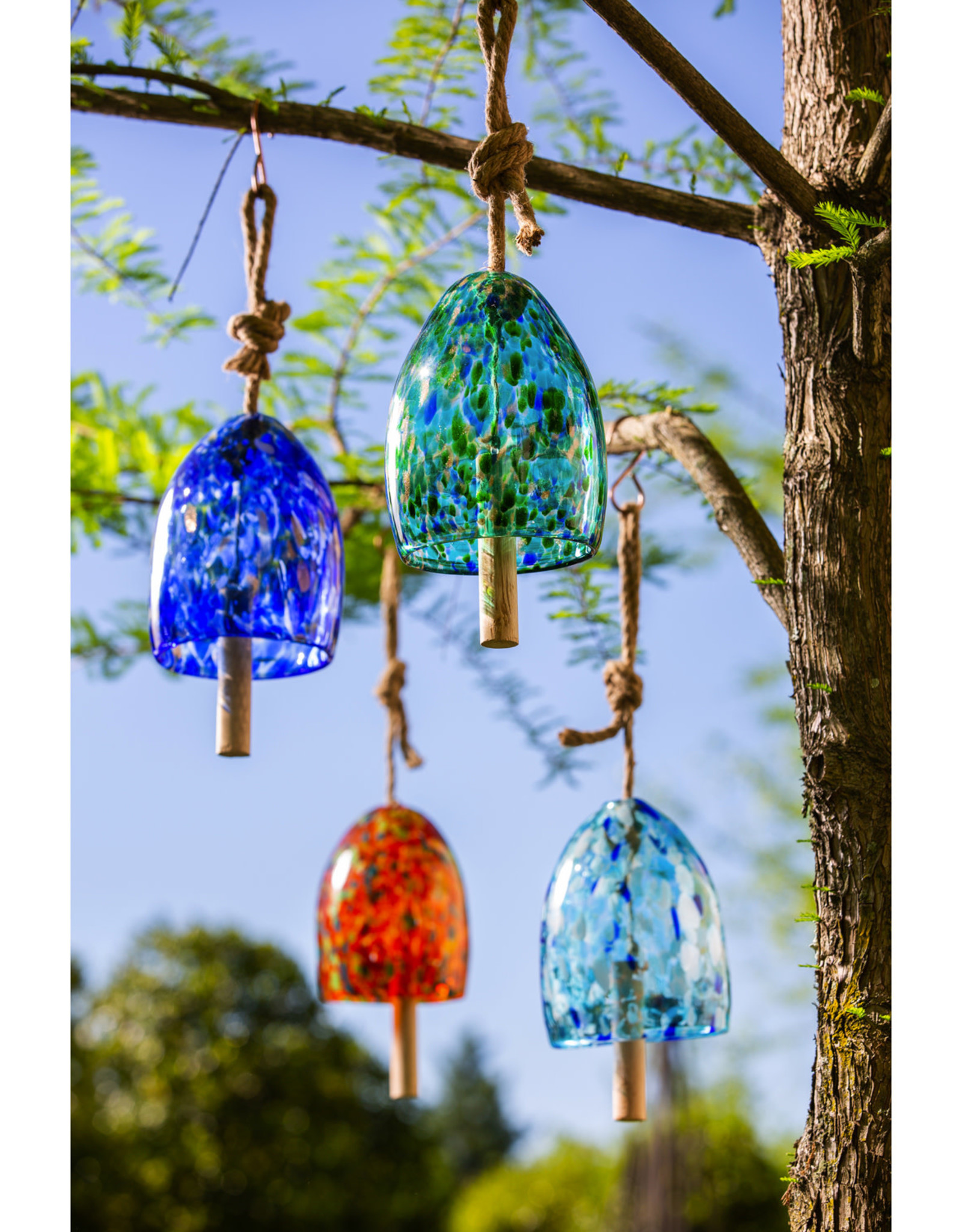 Evergreen ART GLASS BELL CHIME