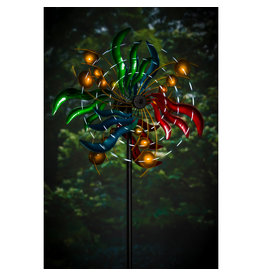 Evergreen WIND POWERED LIGHTED WIND SPINNER