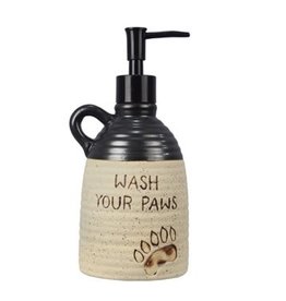 Youngs CERAMIC BEAR PAW SOAP DISPENSER