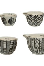 Creative Coop PATTERN MEASURING CUPS