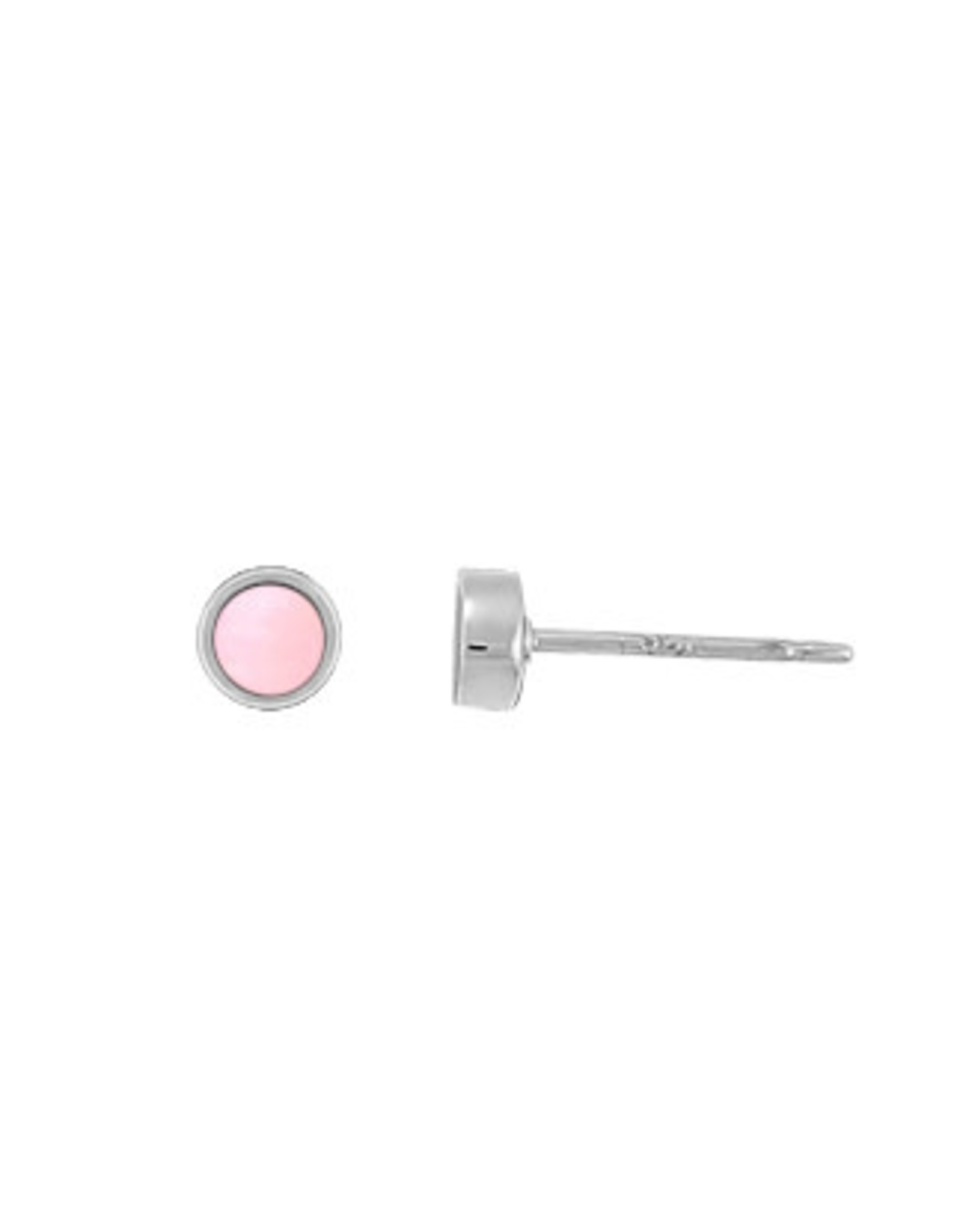 Boma BELLE PINK SHELL STUD EARRING