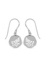 Boma FERN CUTOUT FISHHOOK EARRING SILVER