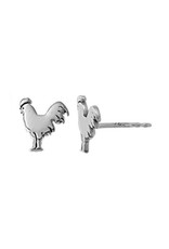Boma ROOSTER STUD EARRING SILVER