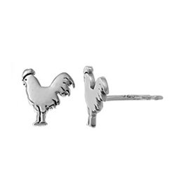 Boma ROOSTER STUD EARRING SILVER