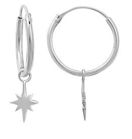 Boma STAR HOOP EARRING