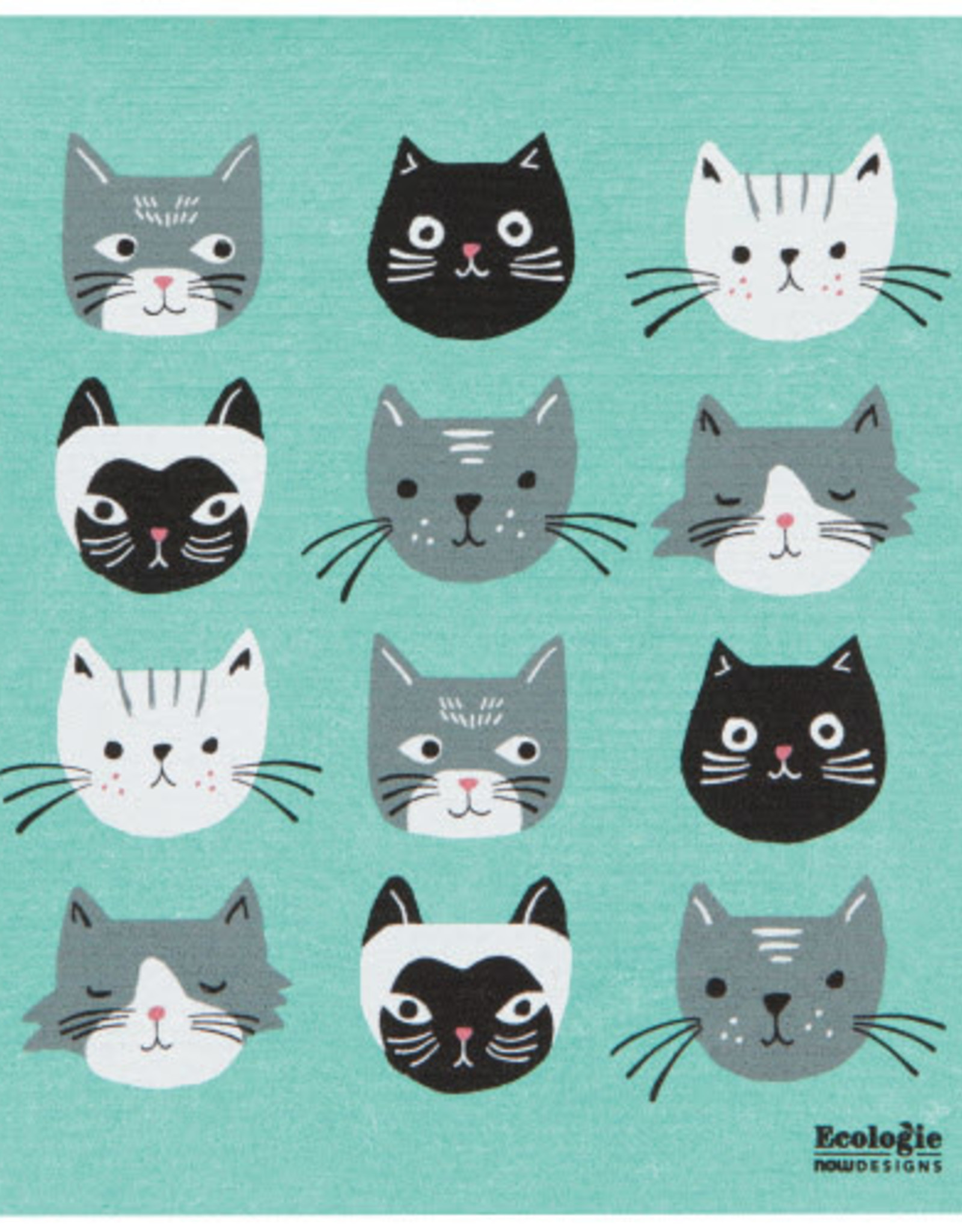 Now Designs SWEDISH TOWEL CATS MEOW