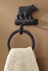 Park Designs BLACK BEAR TOWEL RING