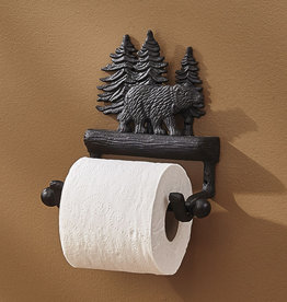 Park Designs BLACK BEAR TOILET TISSUE HOLDER