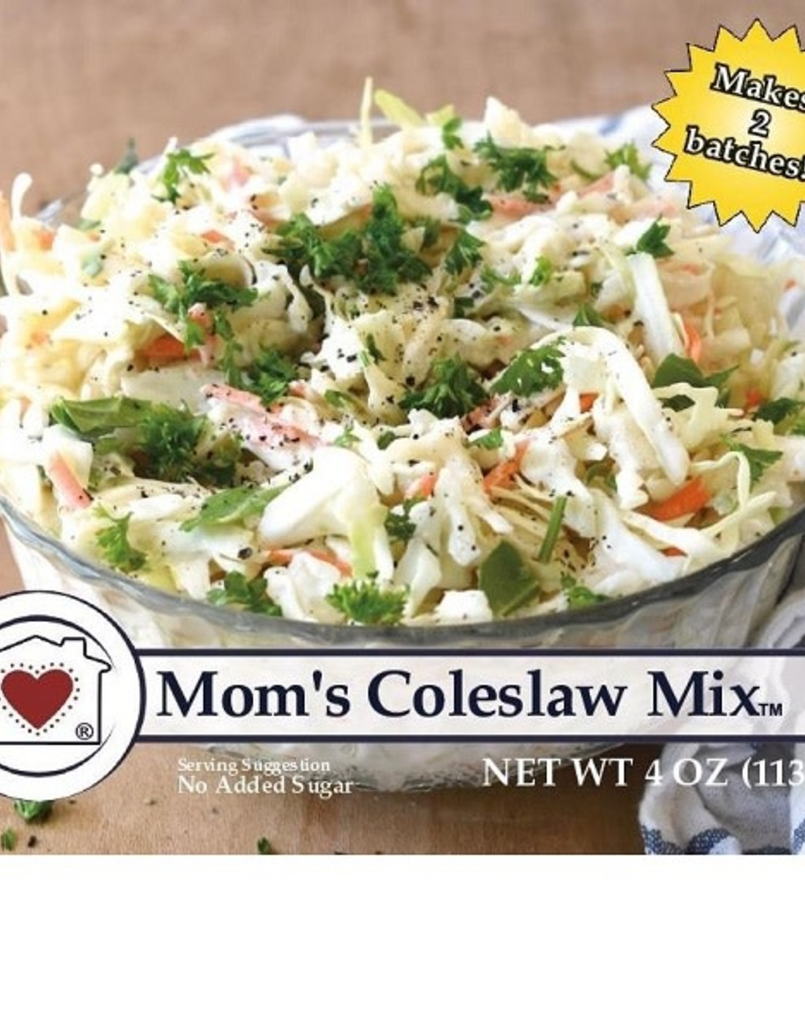 Country Home Creations MOM'S COLESLAW MIX - makes 2 batches