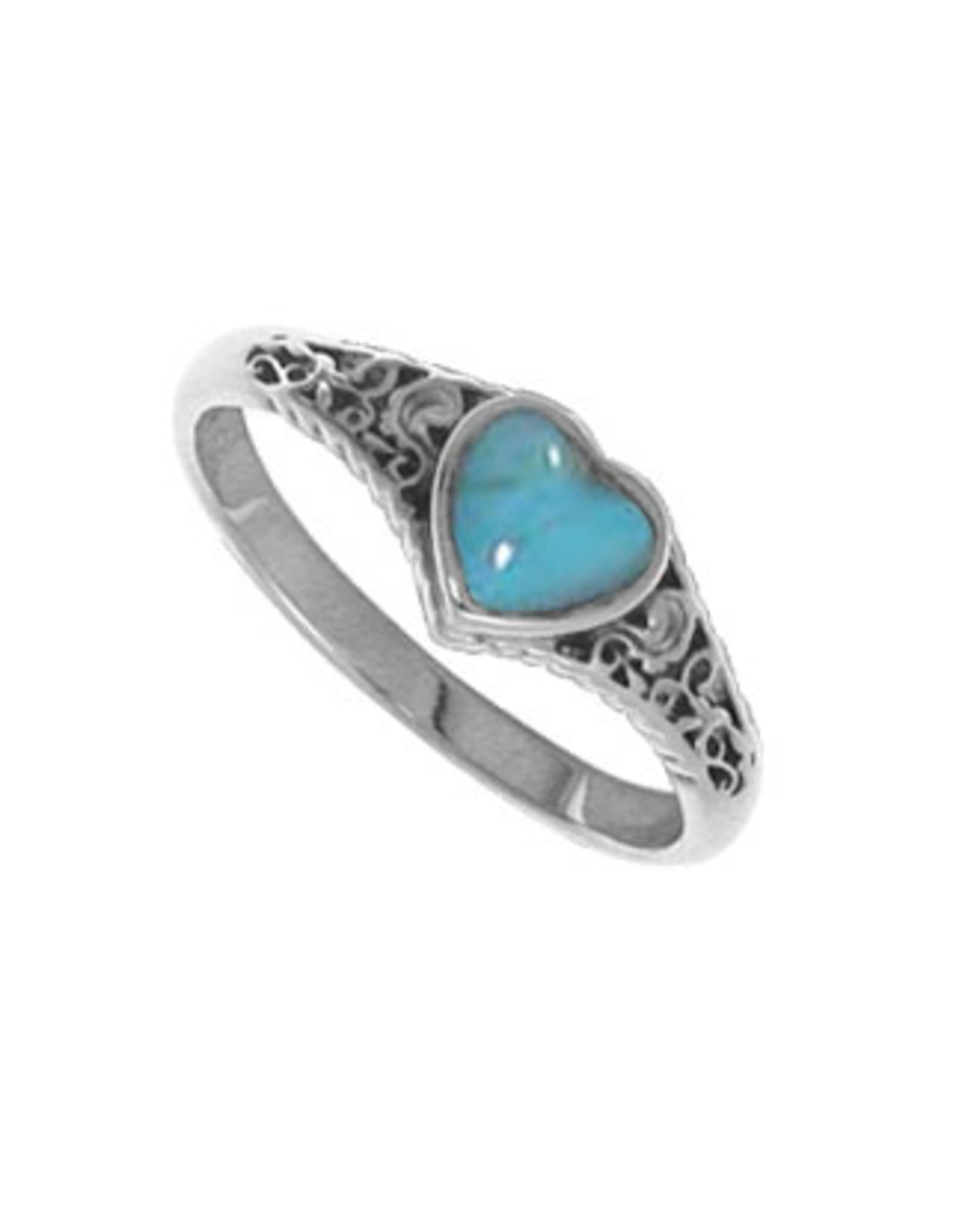 Boma HEART TURQUOISE  RING SILVER