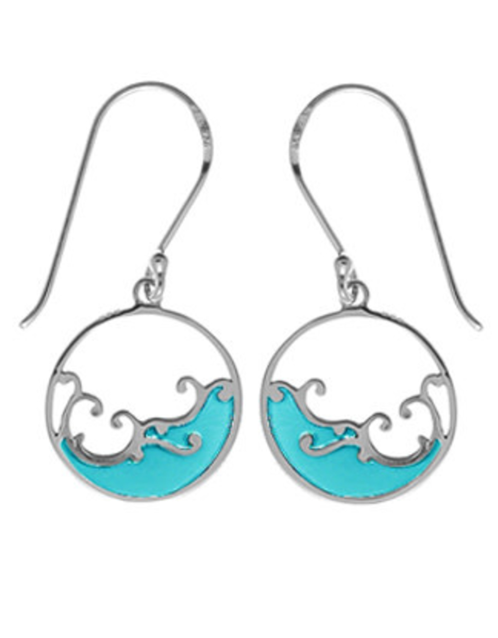 Boma BLUE WAVES DANGLE EARRING