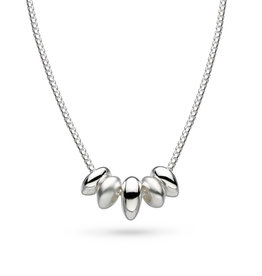 Kit Heath COAST TUMBLE SAND NECKLACE - rhodium plated