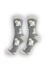 E and S BICHON FRISE HAPPY TAILS SOCKS