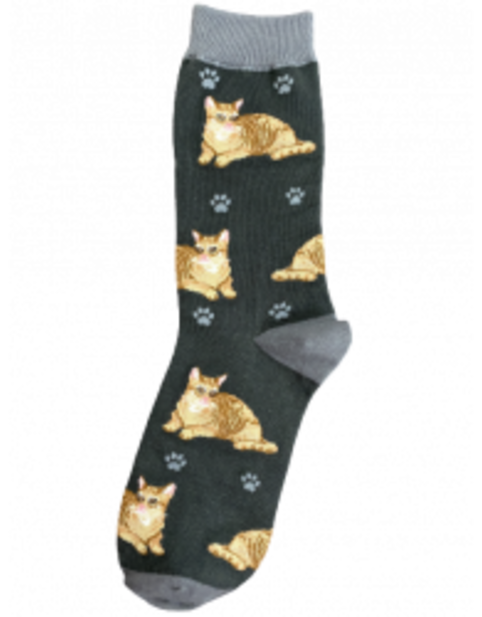 E and S CAT HAPPY TAILS SOCKS