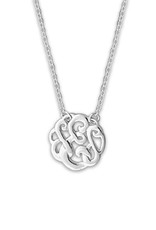 Chain and Hoop/Siloro MONOGRAM NECKLACE