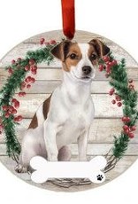 E and S JACK RUSSELL BODY WREATH ORNAMENT