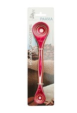 Wilshire Industries PAKKA WOOD DOUBLE MEASURING SPOON - multiple colors