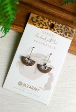 Jilzarah HALF SHELL EARRING - reversible