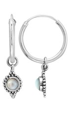 Boma CHARM HOOP EARRING