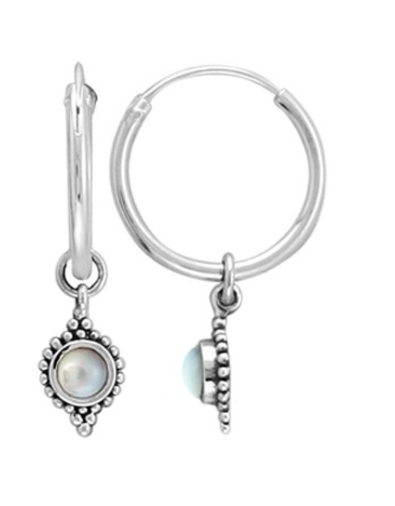 Boma CHARM HOOP EARRING