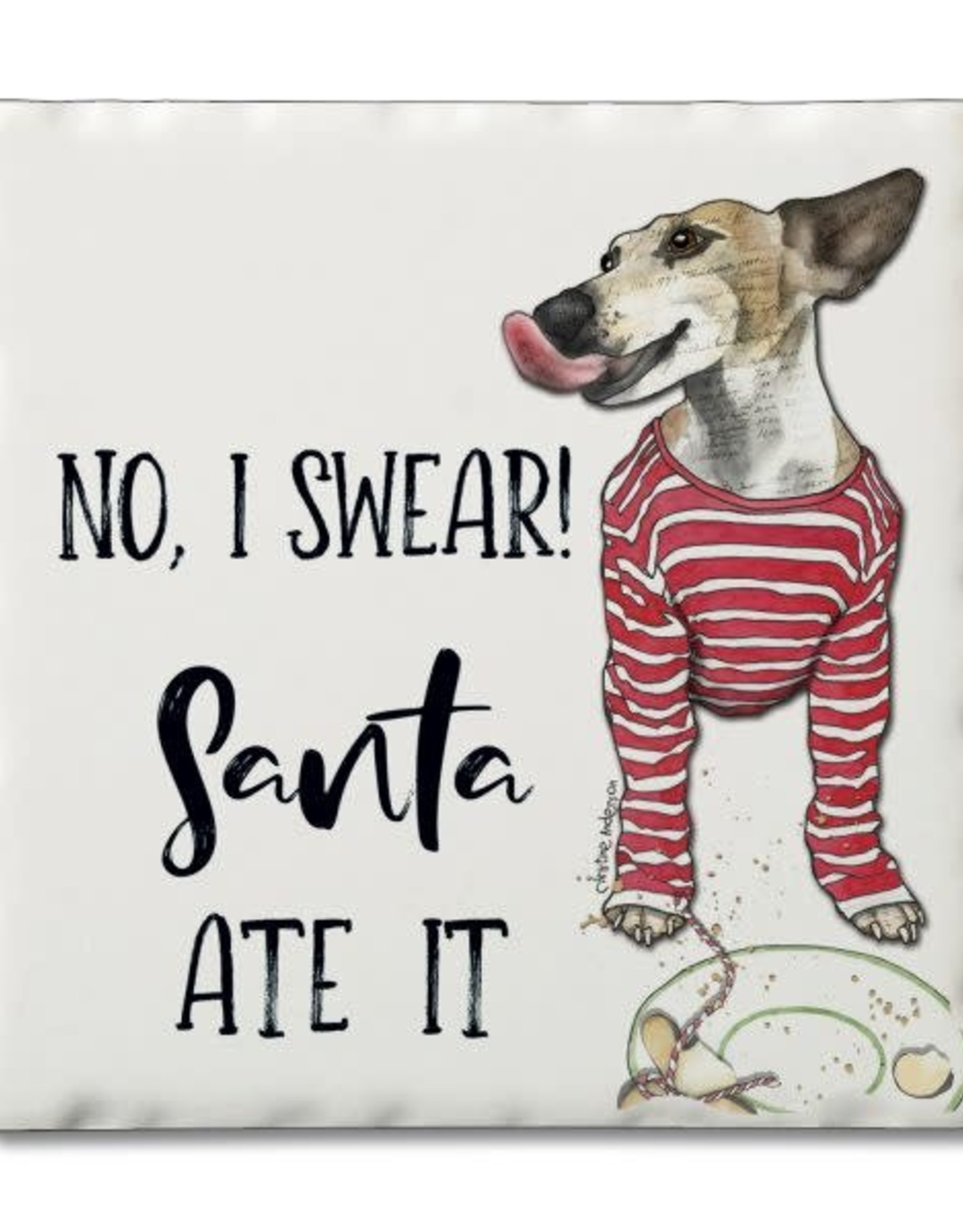 Counter Art CHRISTMAS NAUGHTY PETS COASTER