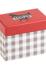 CR Gibson HOME COOKED RECIPE FILE BOX
