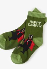 Little Blue House HAPPY CAMPER KIDS' SOCKS