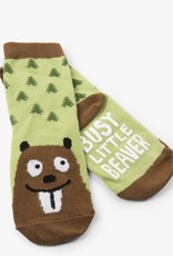 Little Blue House BUSY LITTLE BEAVER KIDS' SOCKS