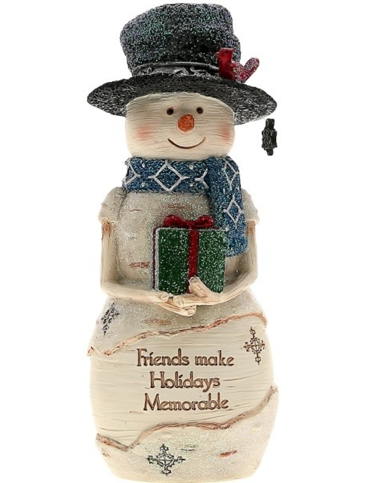 Pavilion Gift MEMORABLE FRIENDS BIRCHHEARTS SNOWMAN