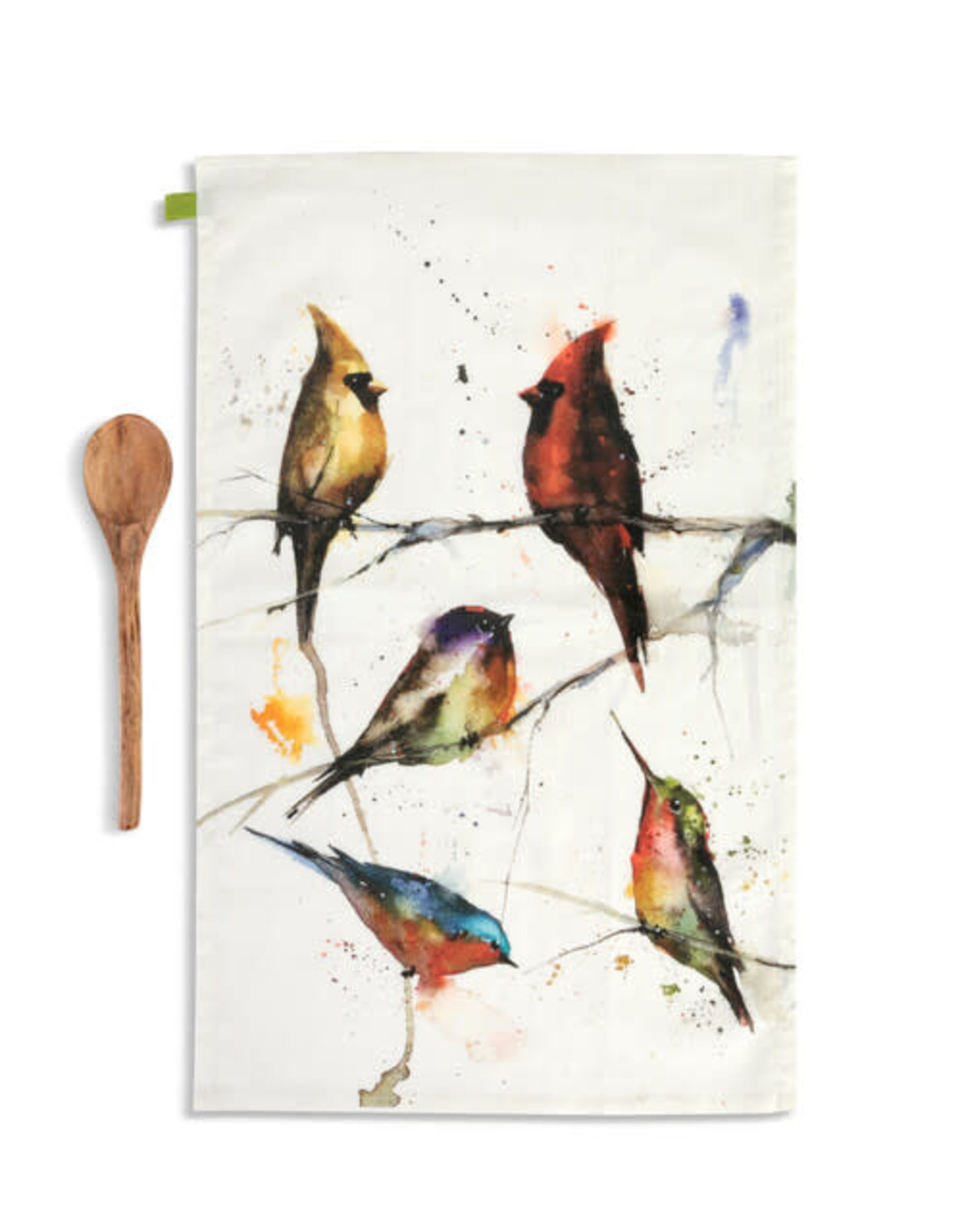 Demdaco BIRDS IN TREE KITCHEN TOWEL SET