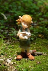 Top Land Trading GARDEN PIXIE HUGGING BUNNY