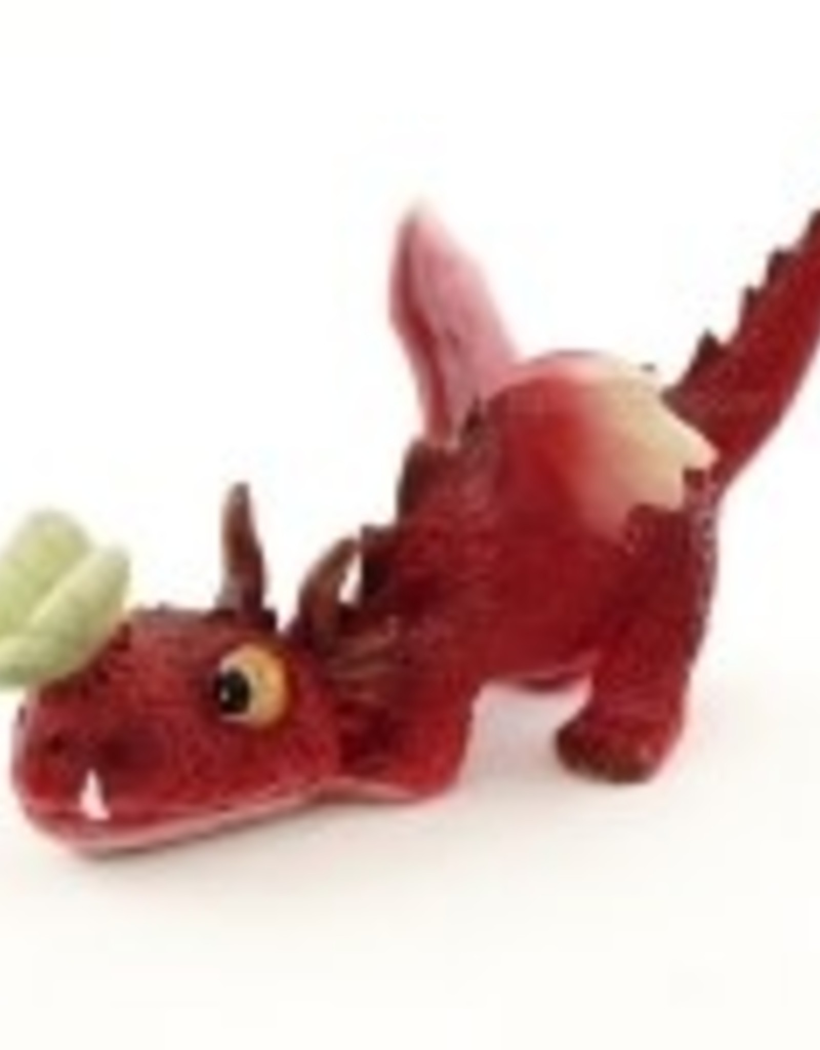 Top Land Trading MINI RED DRAGON PLAYING WITH BUTTERFLY