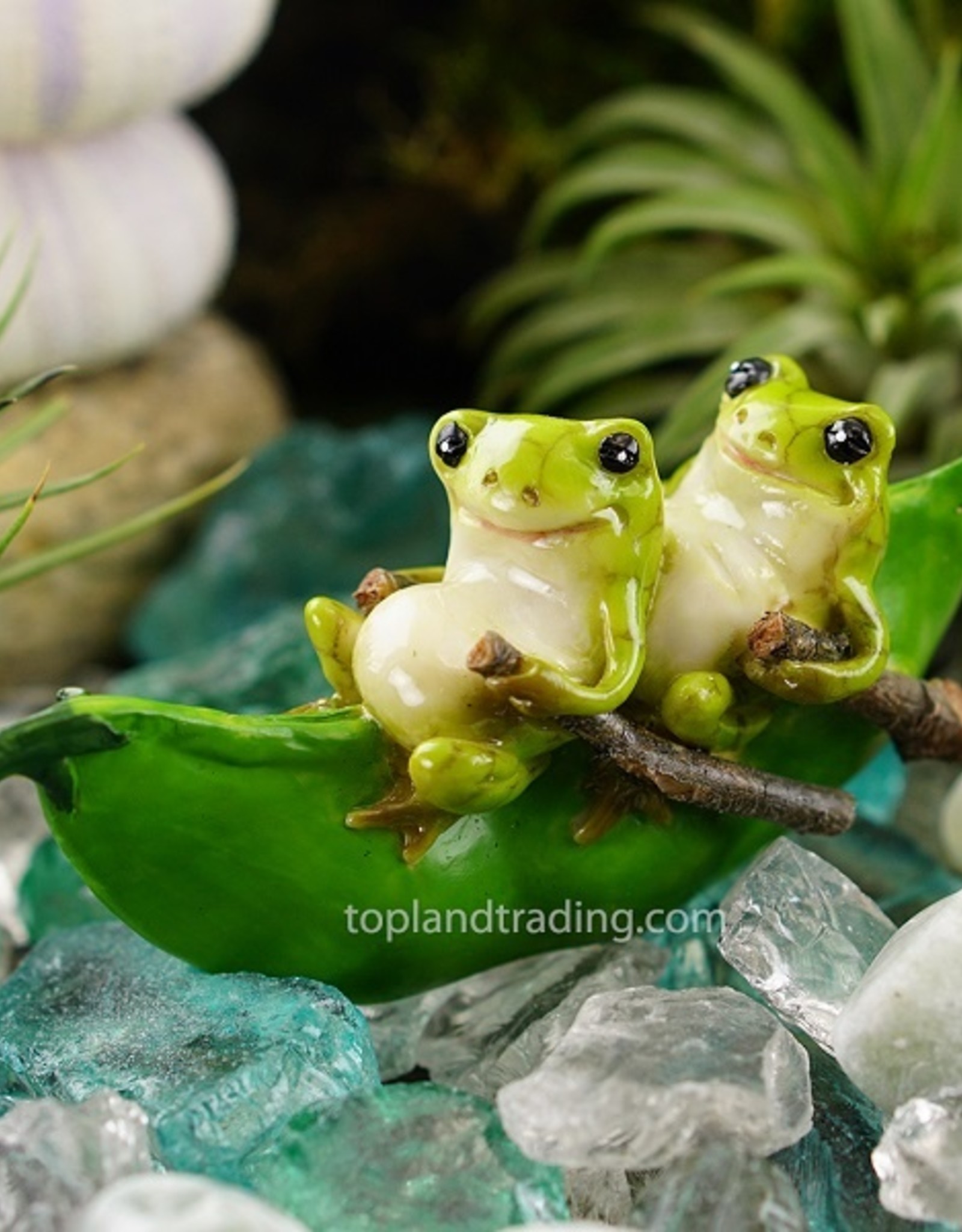 Top Land Trading FROGS ROWING PEAPOD BOAT