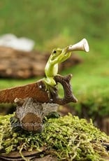 Top Land Trading FROG PLAYING HORN HANDSAW