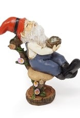 Top Land Trading GARDEN GNOME ON CHAIR