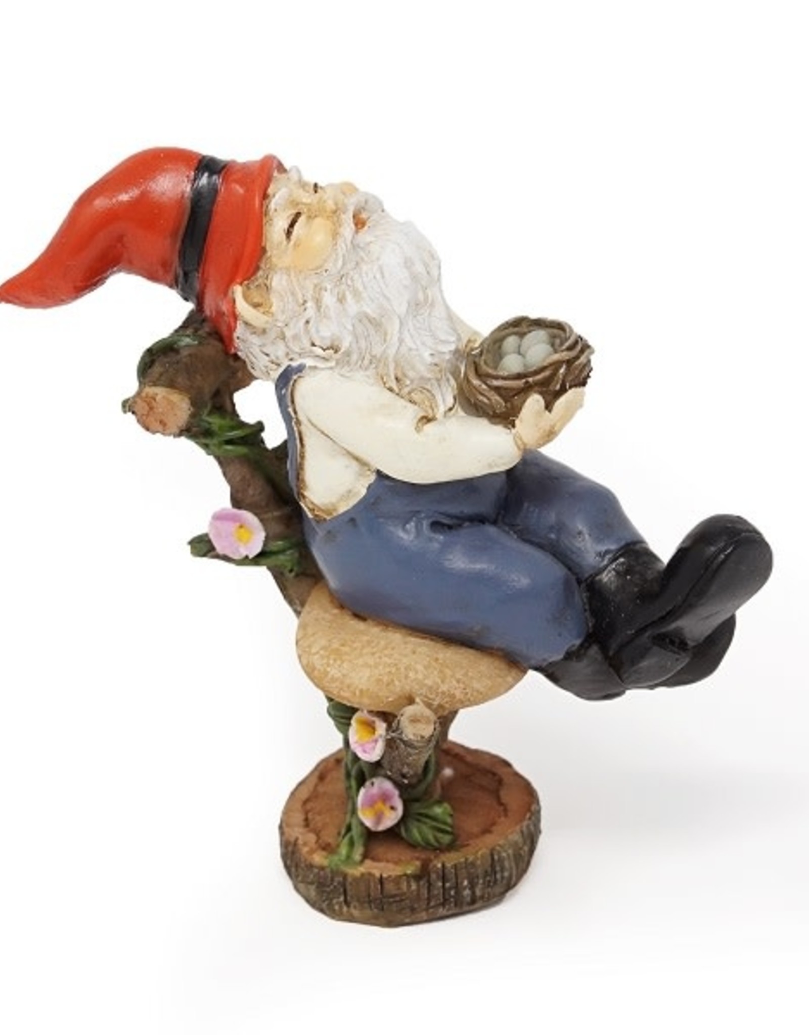 Top Land Trading GARDEN GNOME ON CHAIR