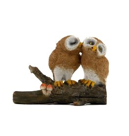 Top Land Trading OWL PAIR ON LOG