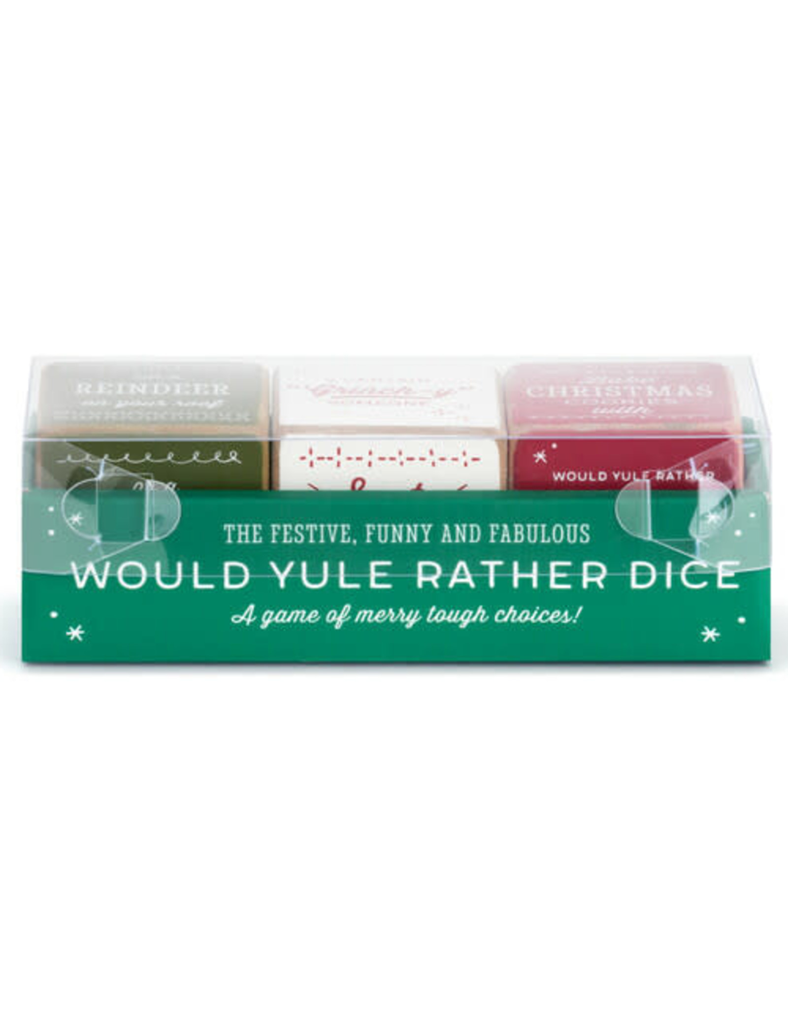Demdaco WOULD YULE RATHER DICE SET