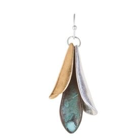 Rain Jewelry PATINA MIX FLOWER PETALS EARRING